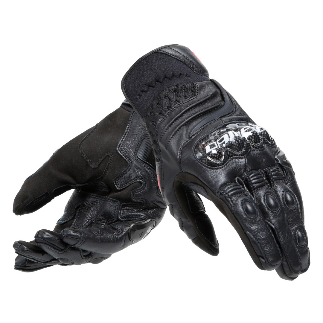 Gants court cuir Carbon 4 noir