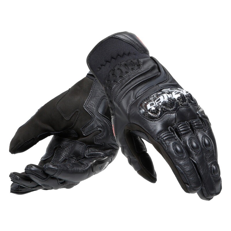 Gants court cuir Carbon 4 noir