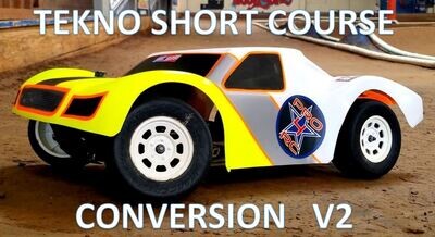 SC2410T V2.1   - 2WD / 4WD - Short Course Conversion Chassis by ProStar Fits: Tekno SC210T/SC410L/ET410 and .2 version and Upgrade to the SCT410SL, Saves 100 Grams over stock Chassis