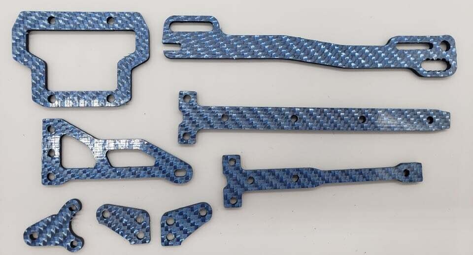 ProStar B74 / B74.1 Colored Carbon Fiber Kit, Color: Crystal Blue