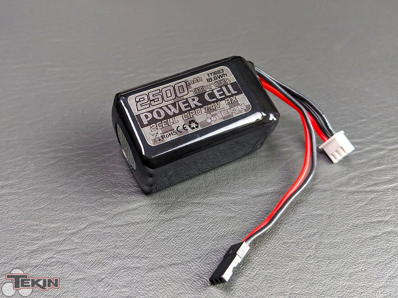 Tekin Titanium Power Cell 2S LiPo Receiver Battery Pack (7.4V/2500mAh) (TEKNO / KYOSHO)