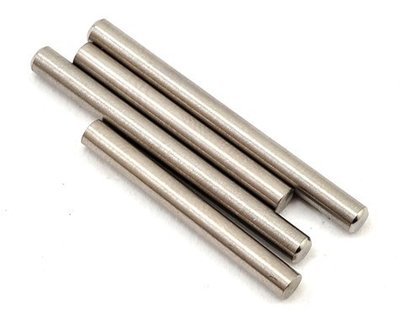 Titanium FRONT INNER/REAR OUTER Hinge Pin Set  for Associated B6, B6D buggies,
