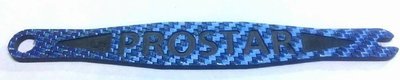 B64 Blue Colored Carbon Fiber Battery Strap