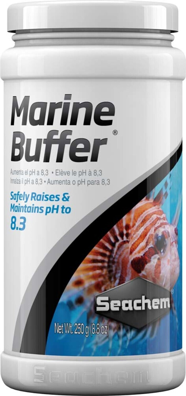 Seachem Marine Buffer Saltwater Aquarium Water Treatment 8.8 oz 250gm