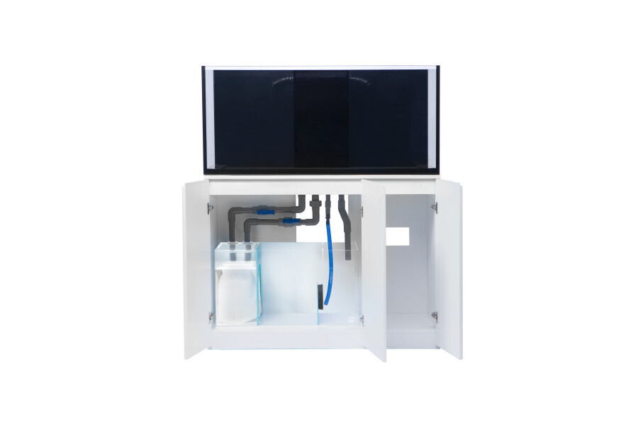 Eshopps Rimless Mariner Aquarium w/Stand White 100 gal