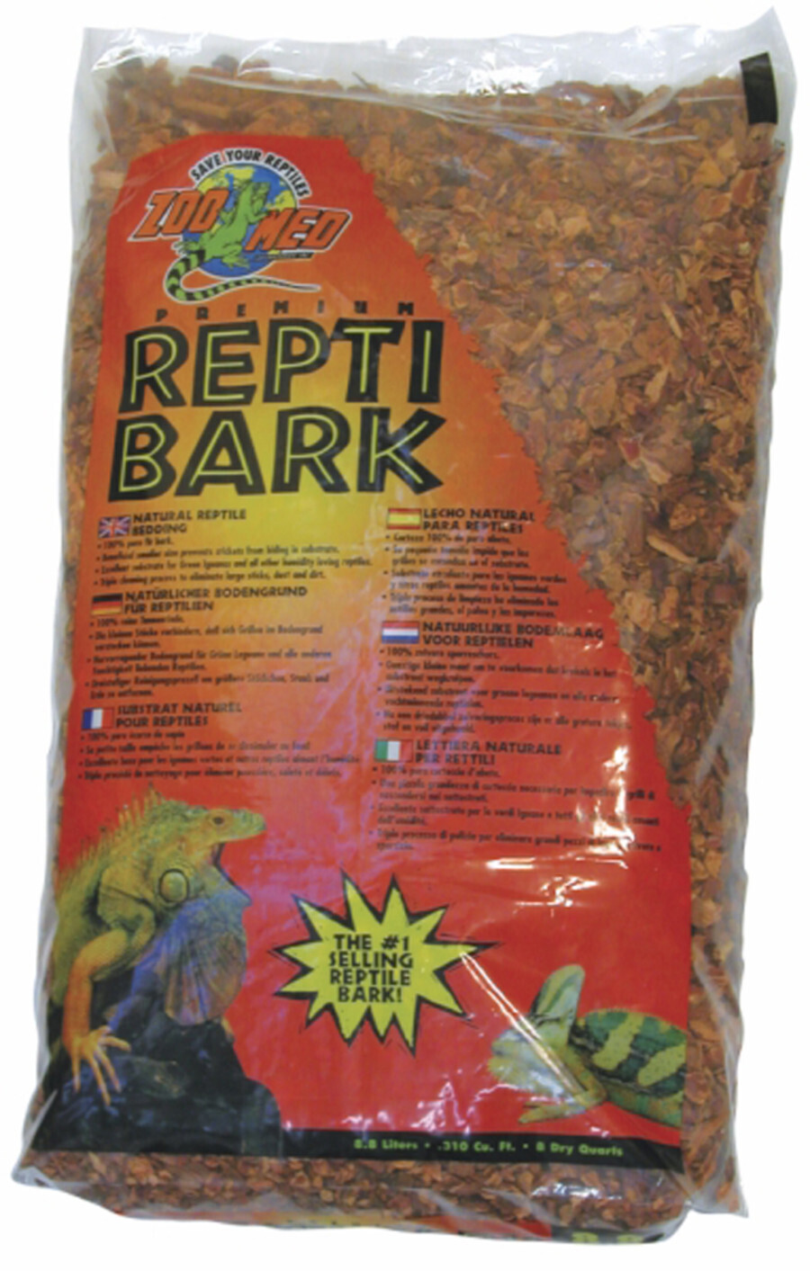 ZooMed ReptiBark Bedding Substrate Brown, 24 qt