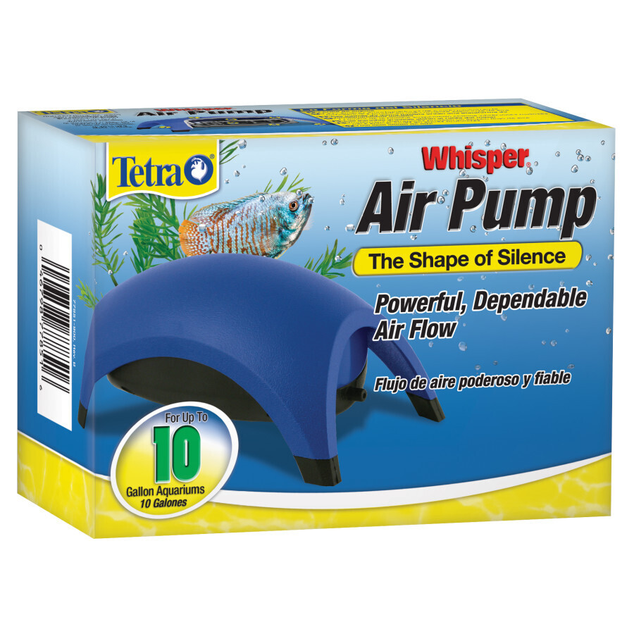 Tetra Whisper Aquarium Non-UL Air Pump Blue, 10 gal