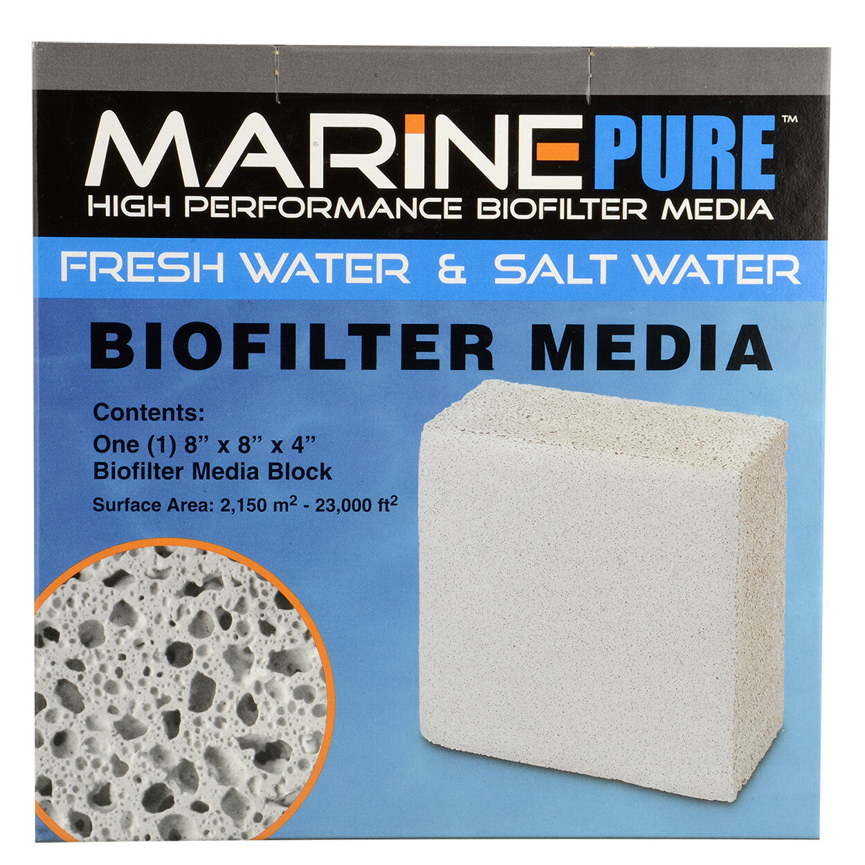 Marine Pure Biofilter Media Brick 8x8x4