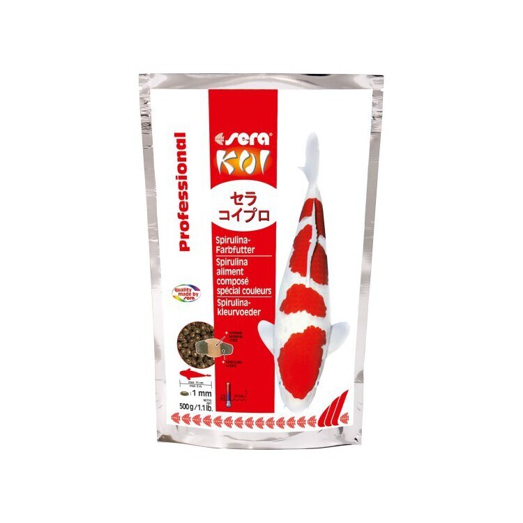 sera Koi Professional Spirulina Color Food 500 g