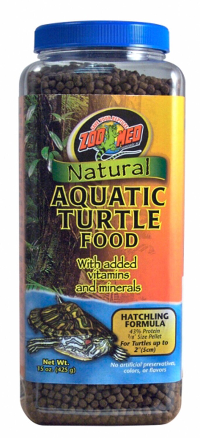 ZooMed Aquatic Turtle Micro Pellet Hatchling Food 15 oz