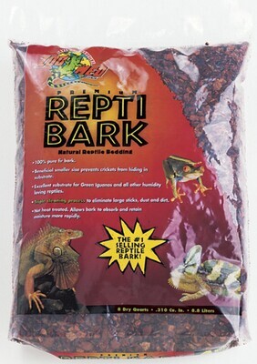 ZooMed ReptiBark Bedding Substrate Brown 8 qt