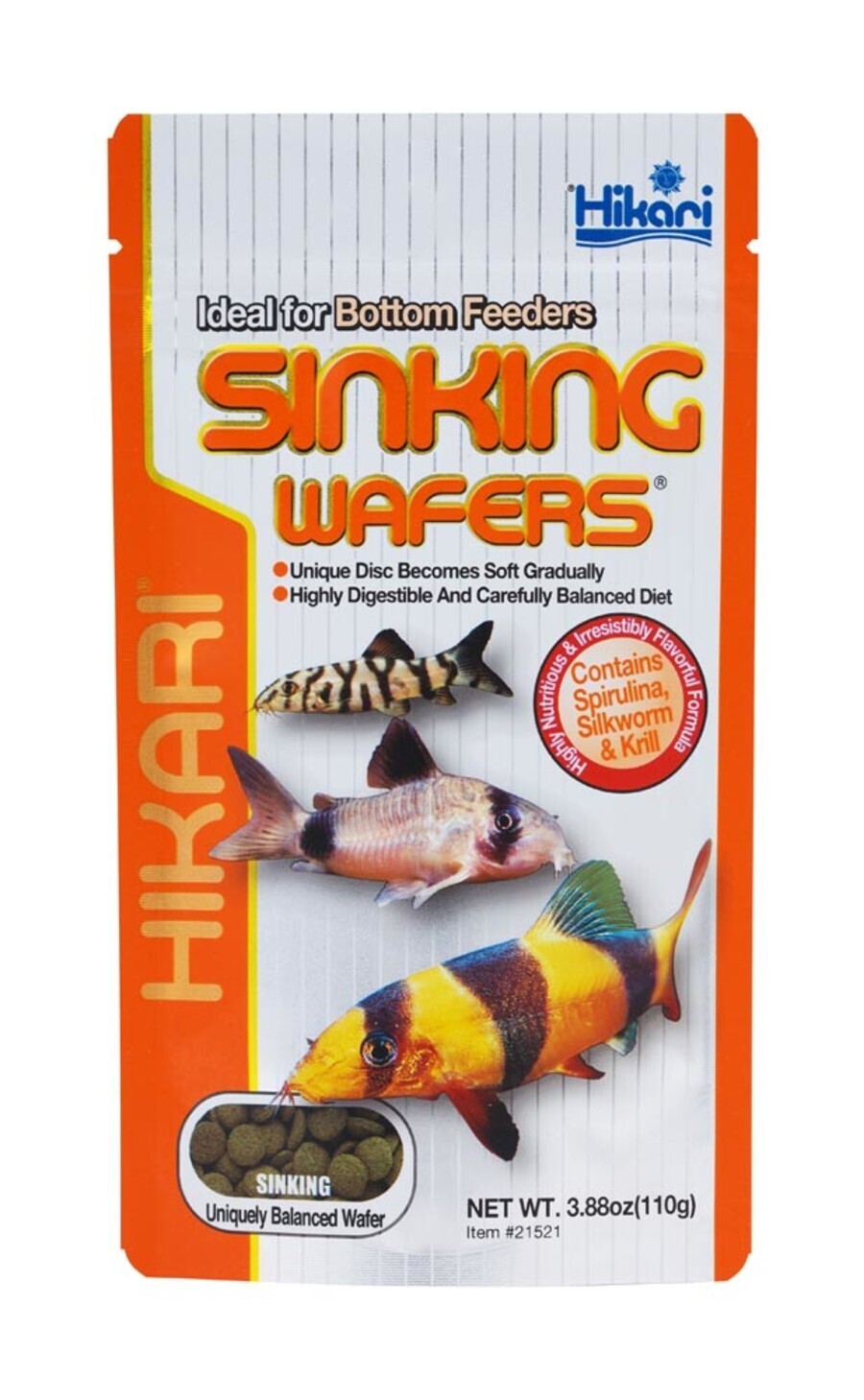 Hikari Sinking Wafers 3.88 oz