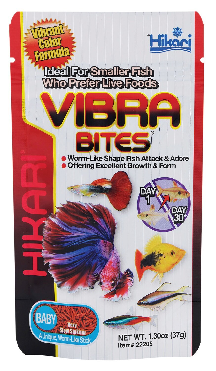 Hikari  Vibra Bites Fish Food Baby 1.3 oz