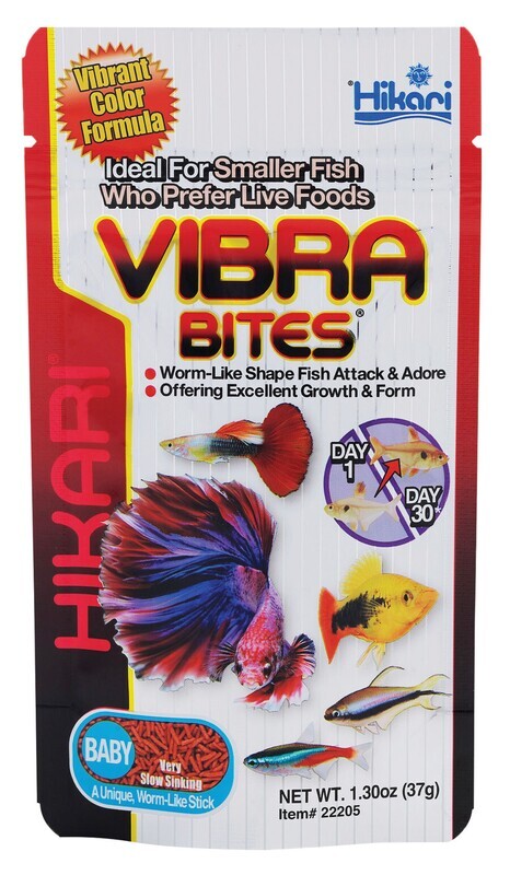 Hikari  Vibra Bites Fish Food Baby 1.3 oz