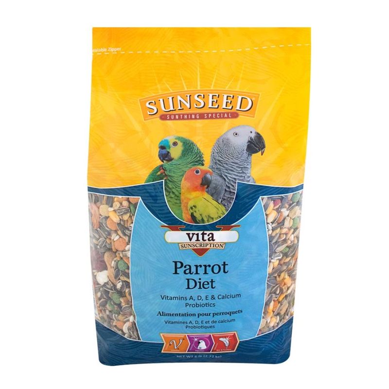 SunSeed Vita Sunscription Parrot Diet Bird Food 6 lb