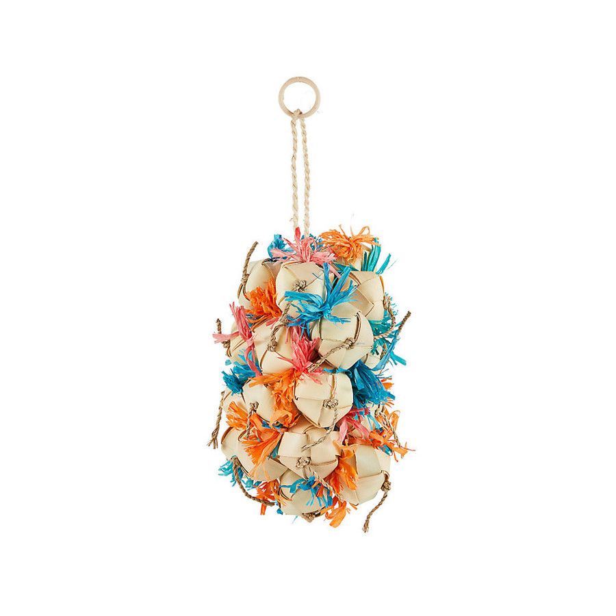 A &amp; E Cages Happy Beaks Crunchy Grapes Medium Bird Toy