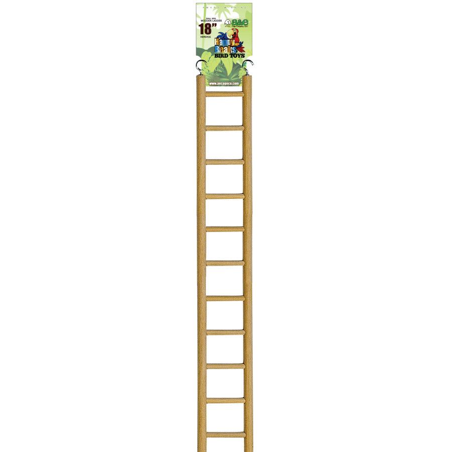 A&amp;E Cages Happy Beaks Small Ladder Bird Toy 18 in