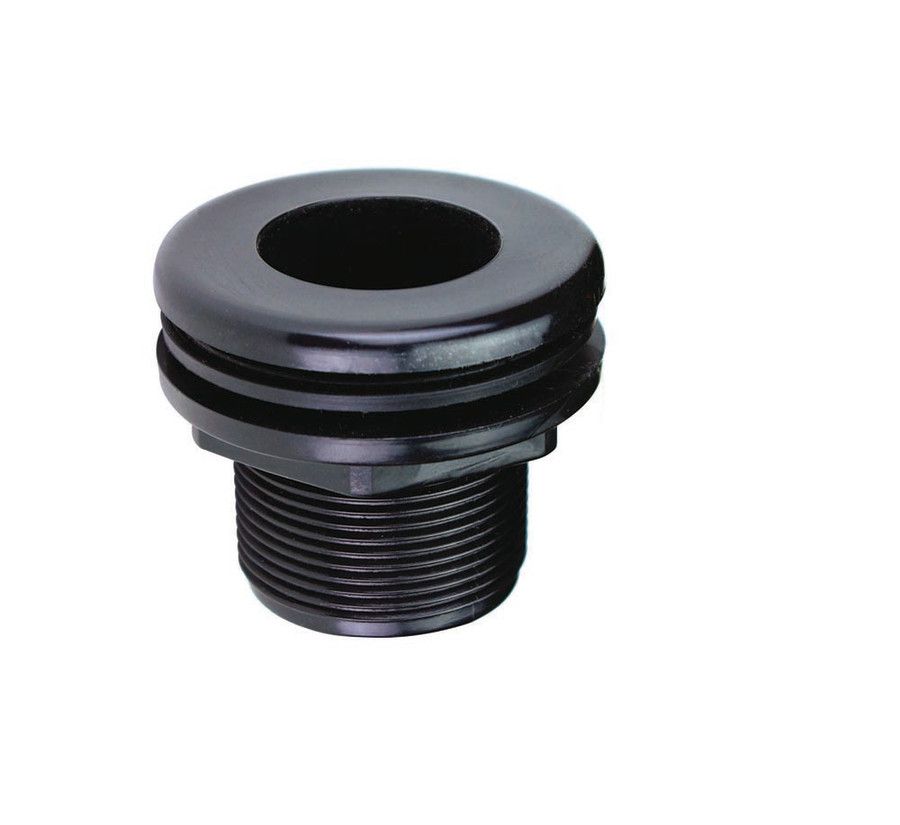 Lifegard Aquatics Slip Bulkhead with Nut &amp; Gasket 1 in