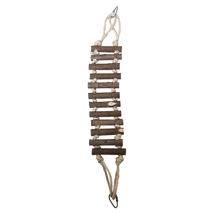 A&amp;E Natural Wood Rope Ladder SM
