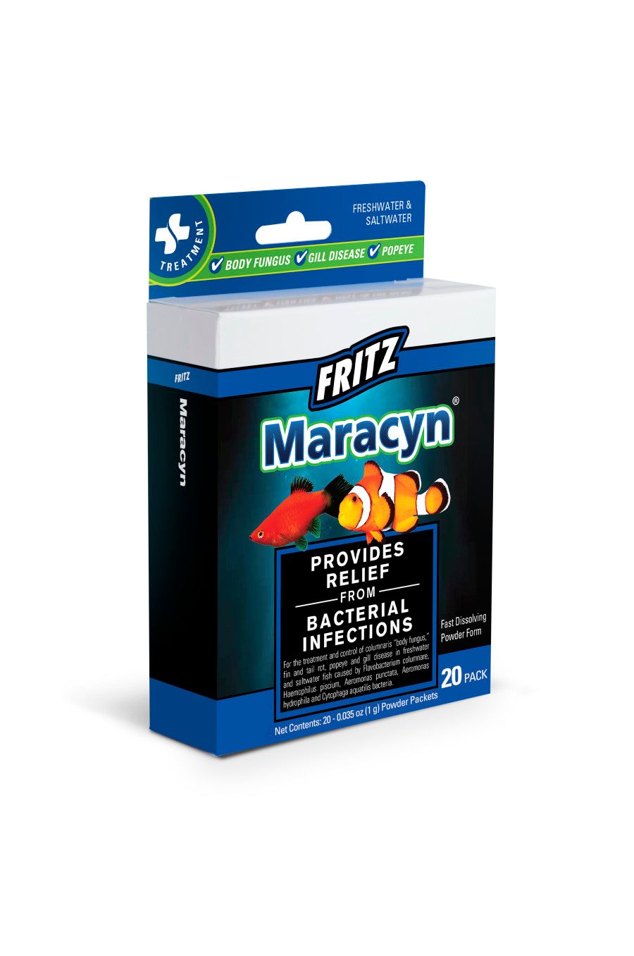 Fritz Maracyn Freshwater &amp; Saltwater Treatment 20 ct