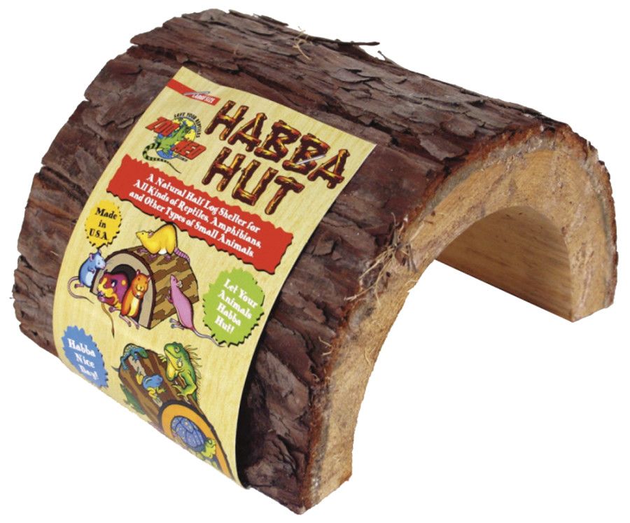 Zoo Med Habba Hut Terrarium Hideaway Brown, LG