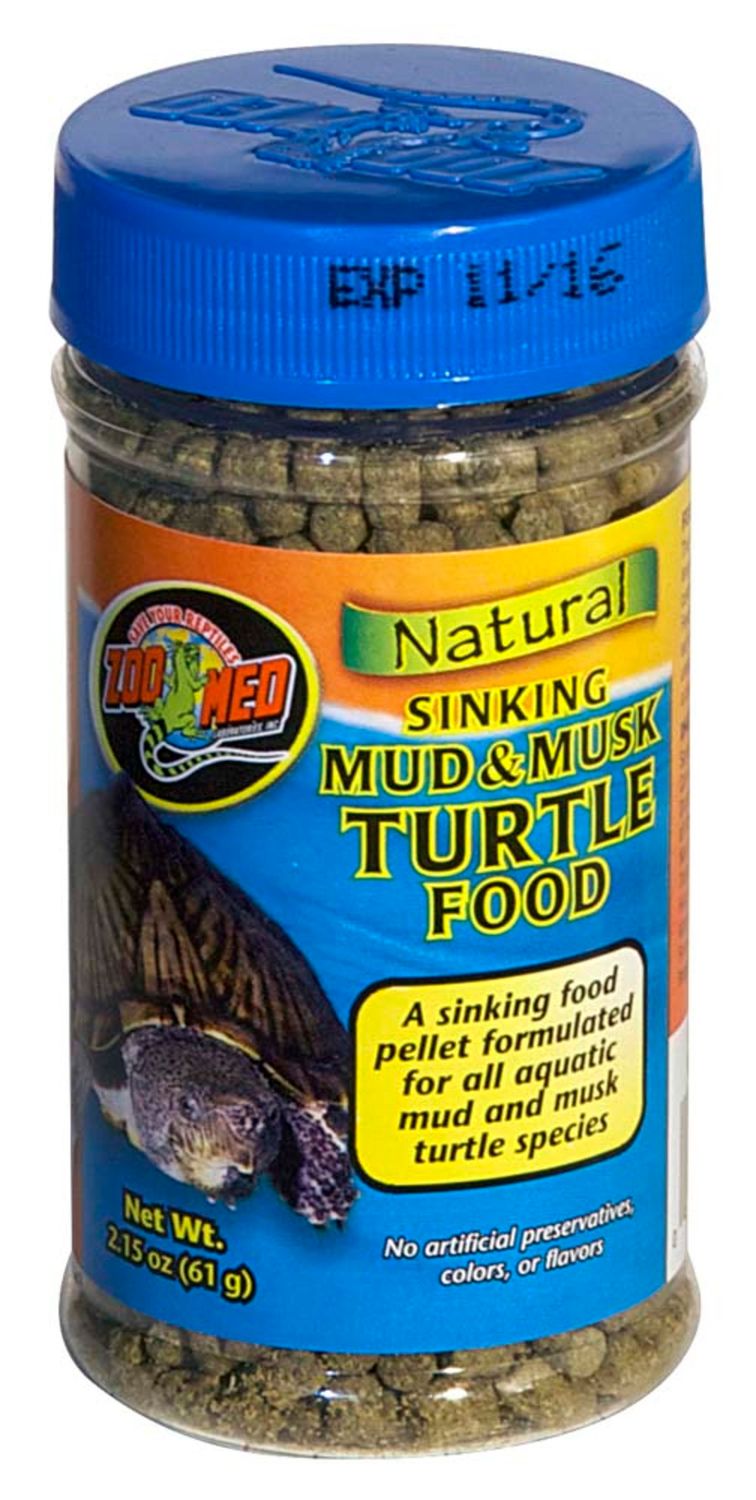 Zoo Med Natural Sinking Mud &amp; Musk Turtle Dry Food 1ea/2.15 oz