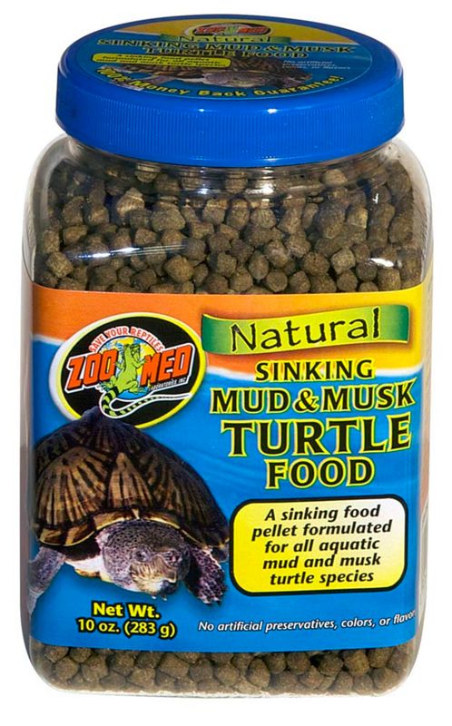 Zoo Med Natural Sinking Mud &amp; Musk Turtle Dry Food 10 oz