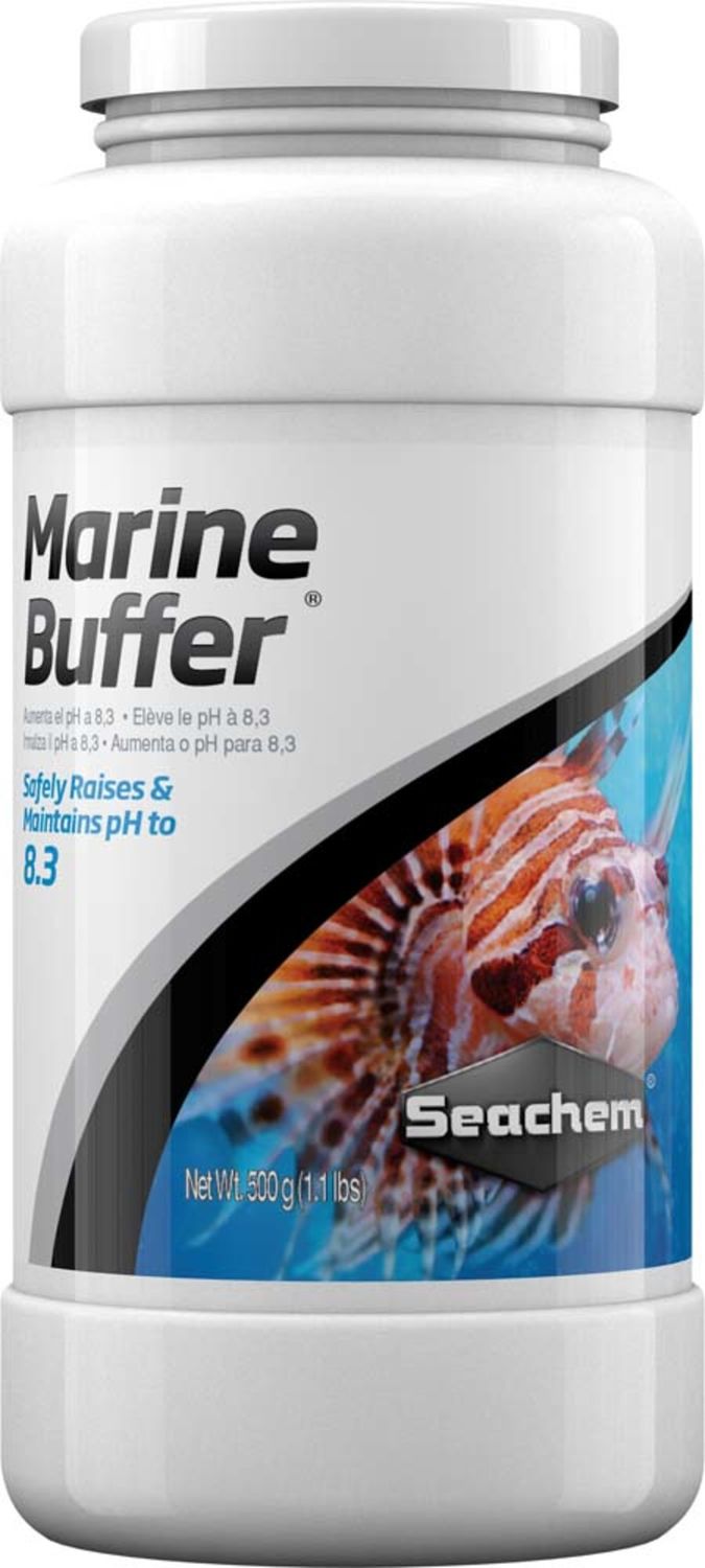 Seachem Laboratories Marine Buffer Saltwater Aquarium Water Treatment 1ea/1.1 lb