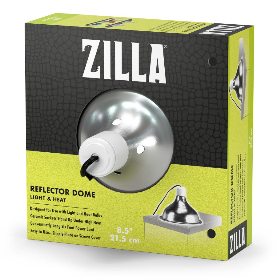 Zilla Silver Reflector Domes 8.5 in