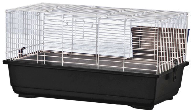 A&amp;E Cages Rabbit Cage Black, 39 in X 22 in X 18 in