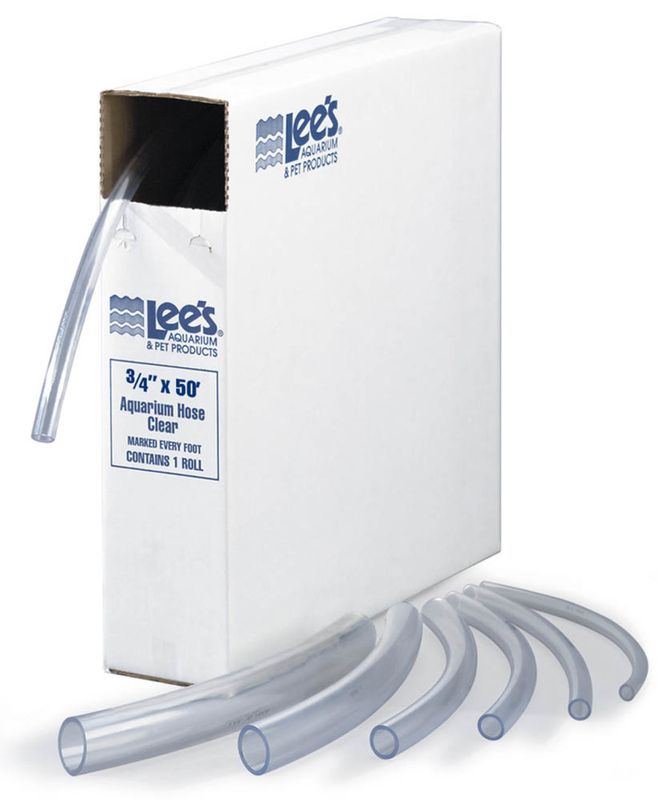 Lee&#39;s Aquarium &amp; Pet Products Flex Pond Hose/Tubing Clear, 3/4 In X 50 ft (PER FOOT)