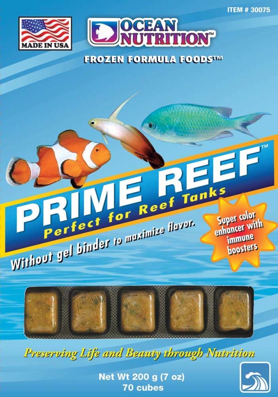 Ocean Nutrition Prime Reef Frozen Fish Food 7 oz