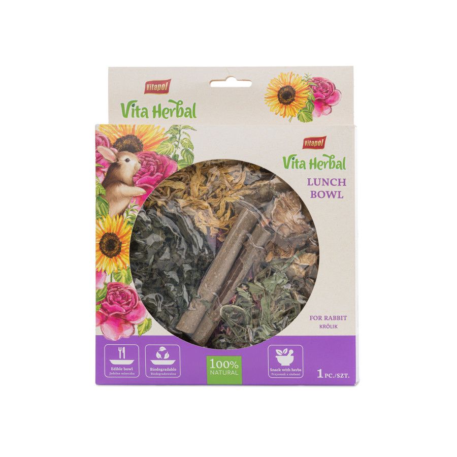 A&amp;E Cages Vitapol Vita Herbal Lunch Bowl for Rabbits 100 g
