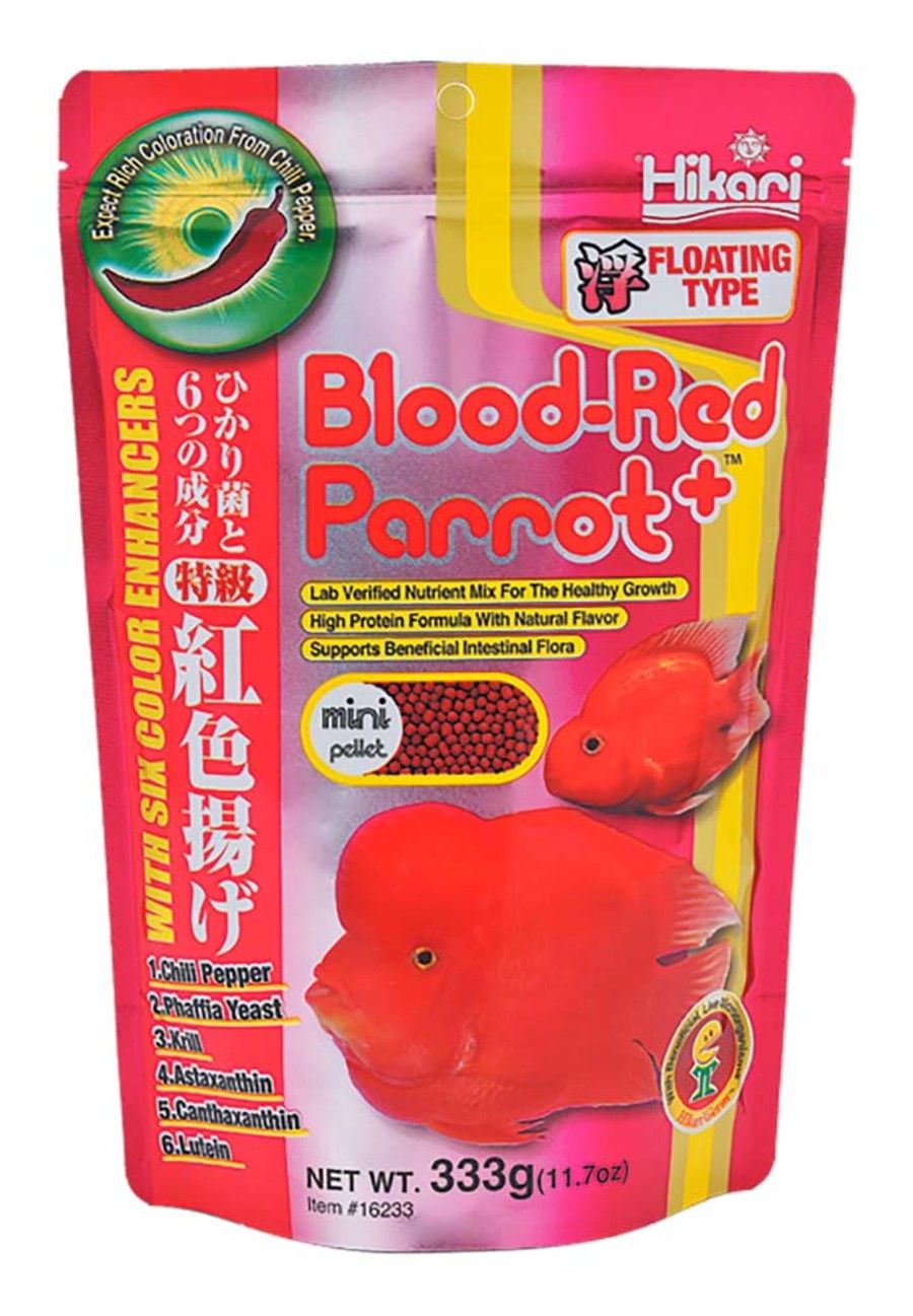 Hikari Blood-Red Parrot+ Floating Fish Food 11.7 oz, Mini