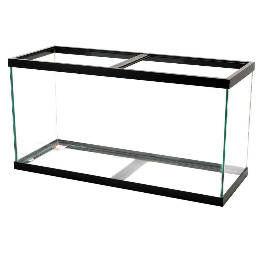Aqueon Standard Glass Rectangle Aquarium Black Silicone, Black, 1ea/90 gal