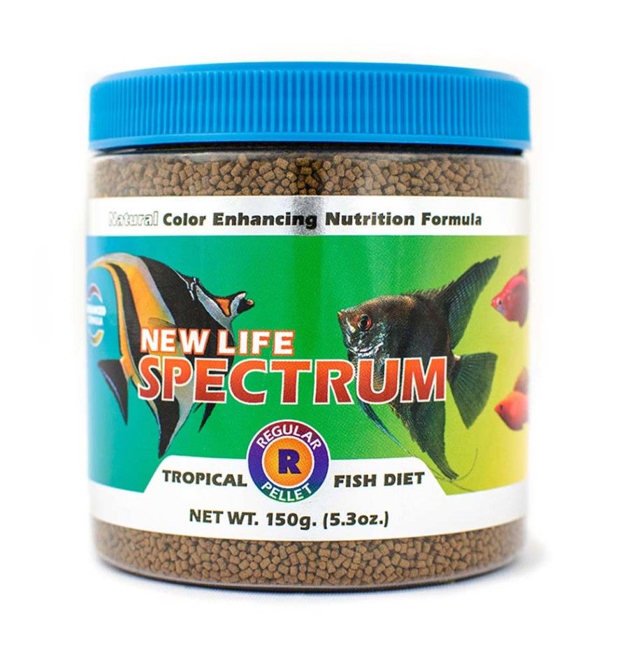 New Life Spectrum Tropical Sinking Pellets Fish Food 5.3 oz, Regular