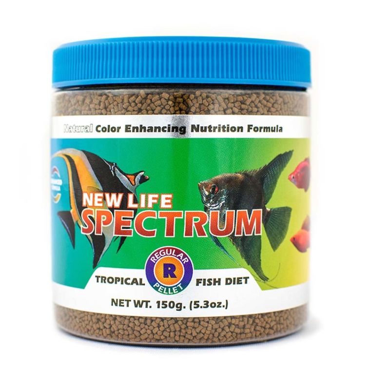 New Life Spectrum Tropical Sinking Pellets Fish Food 5.3 oz, Regular
