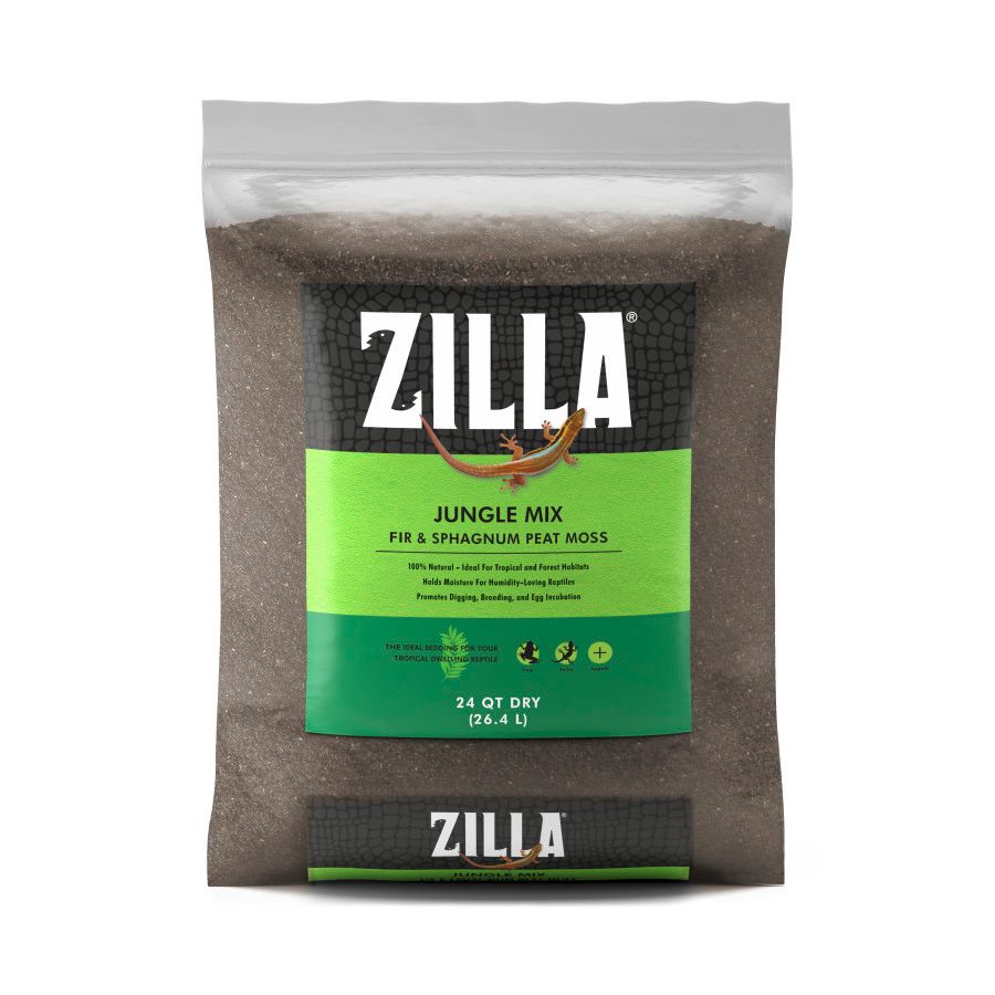 Zilla Jungle Mix Bedding for Reptiles, 24 qt