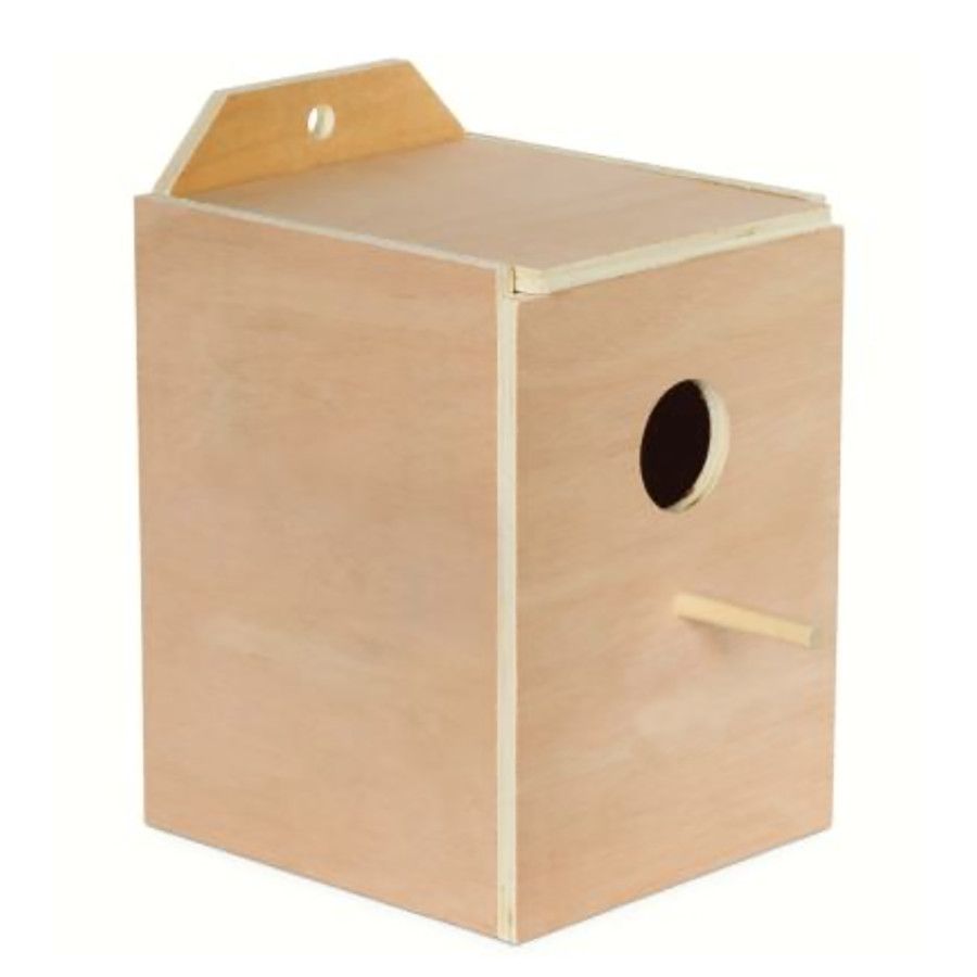 A &amp; E Cages Nest Box Parakeet,  7In X 6.875In X And 8.5 in