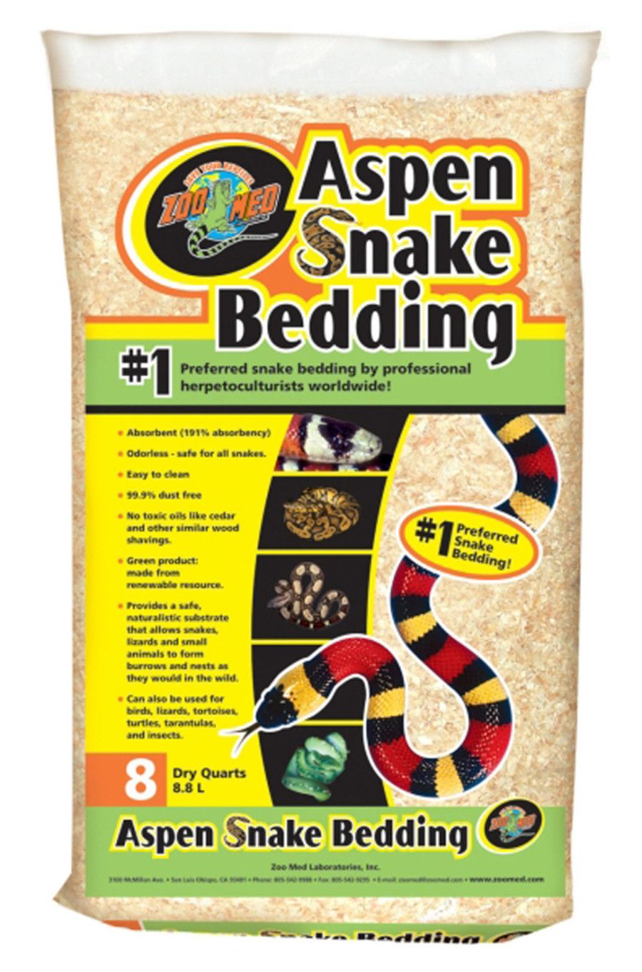 ZooMed Aspen Bedding 8qt