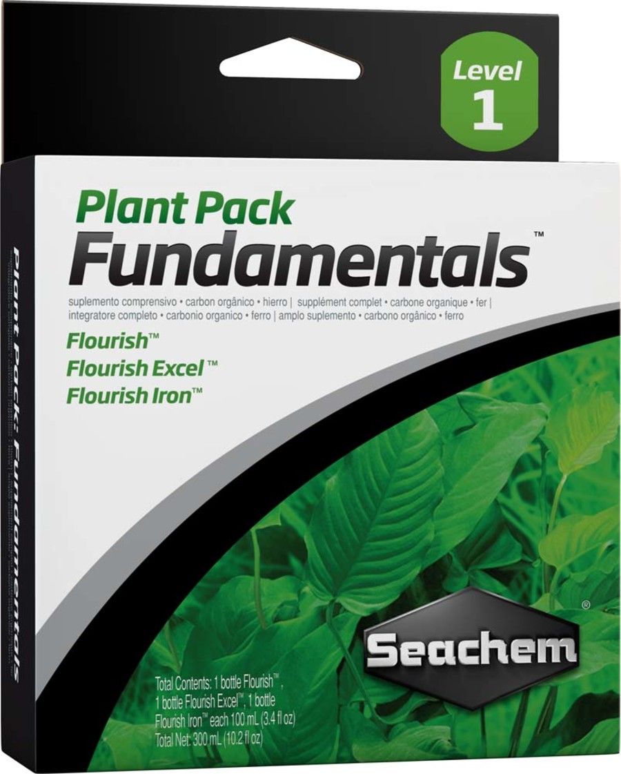 Seachem  Plant Pack: Fundamentals 3 Plant Supplement 10.2 fl oz, 3 ct