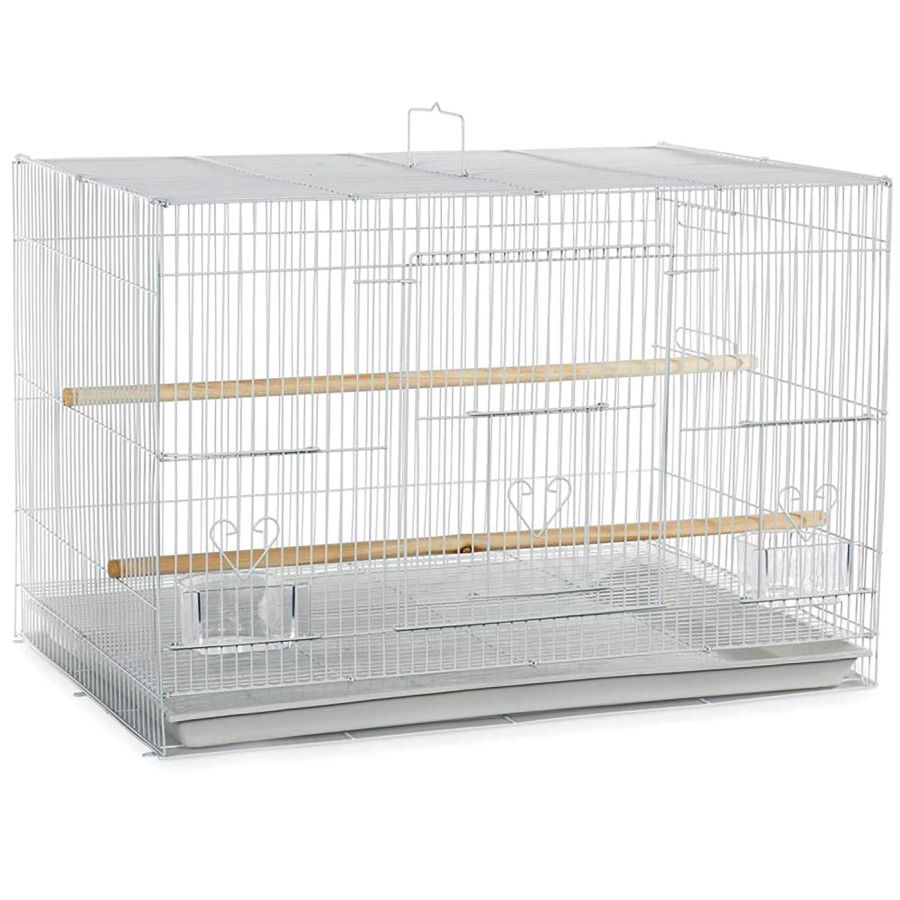 A&amp;E Cages Flight Cage White, 24In X 16 in,