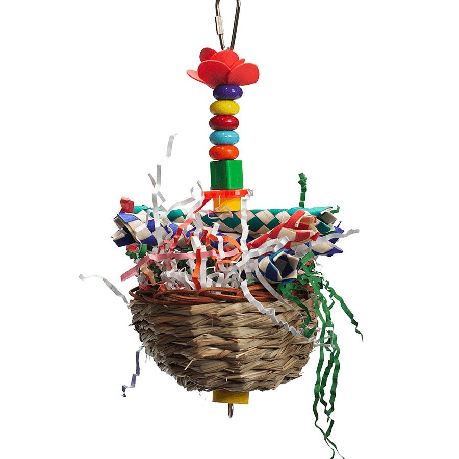 A&amp;E Cages Happy Beaks Love Nest Bird Toy One Size