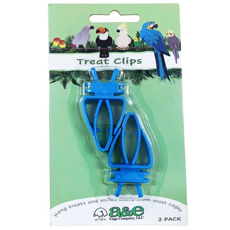 A&amp;ECages Cuttlebone/Treat Clip Holder for Birds 2 pk