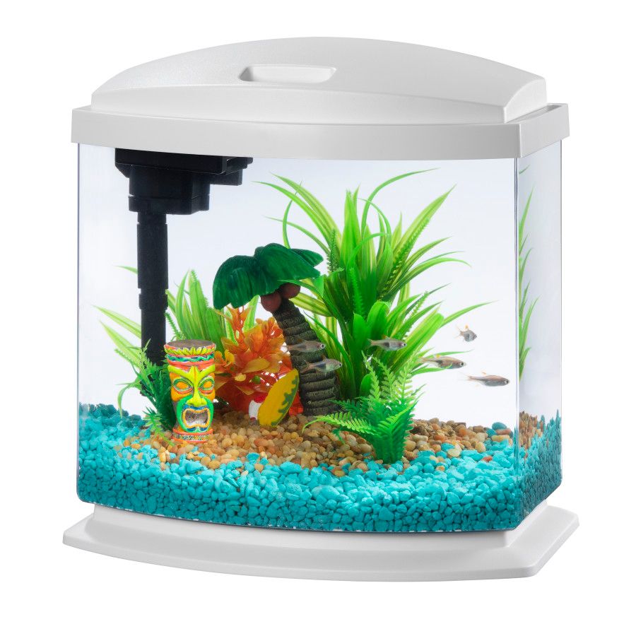 Aqueon LED MiniBow™ Kit with SmartClean™ Technology White, 2.5 gal