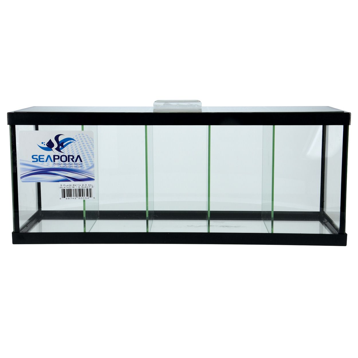 Seapora Betta Aquarium - 5 Compartments - 3.5 gal