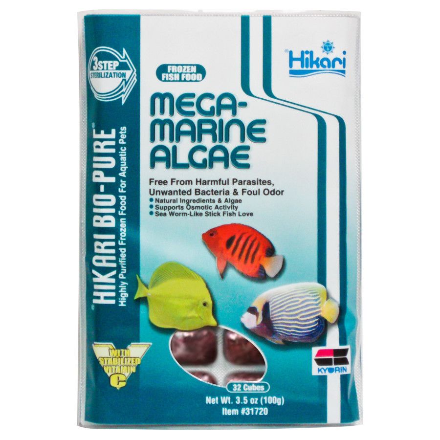 Hikari Mega-Marine Algae Frozen  3.5 oz