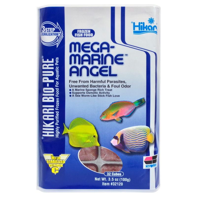 Hikari Mega-Marine Angel Frozen Fish Food 3.5 oz