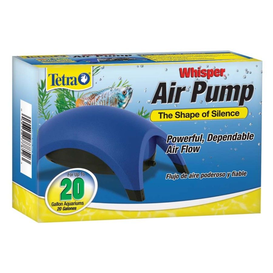 Tetra Whisper Aquarium Non-UL Air Pump Blue, 20 gal