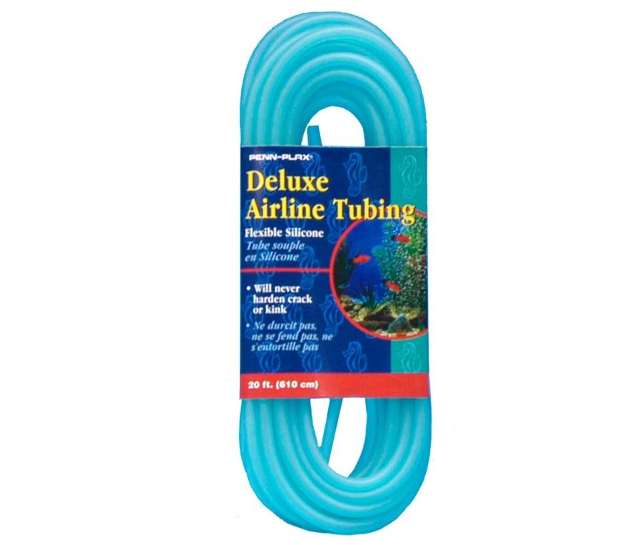 Penn-Plax Deluxe Silicone Airline Tubing Blue, 1ea/3/16 In X 20 ft